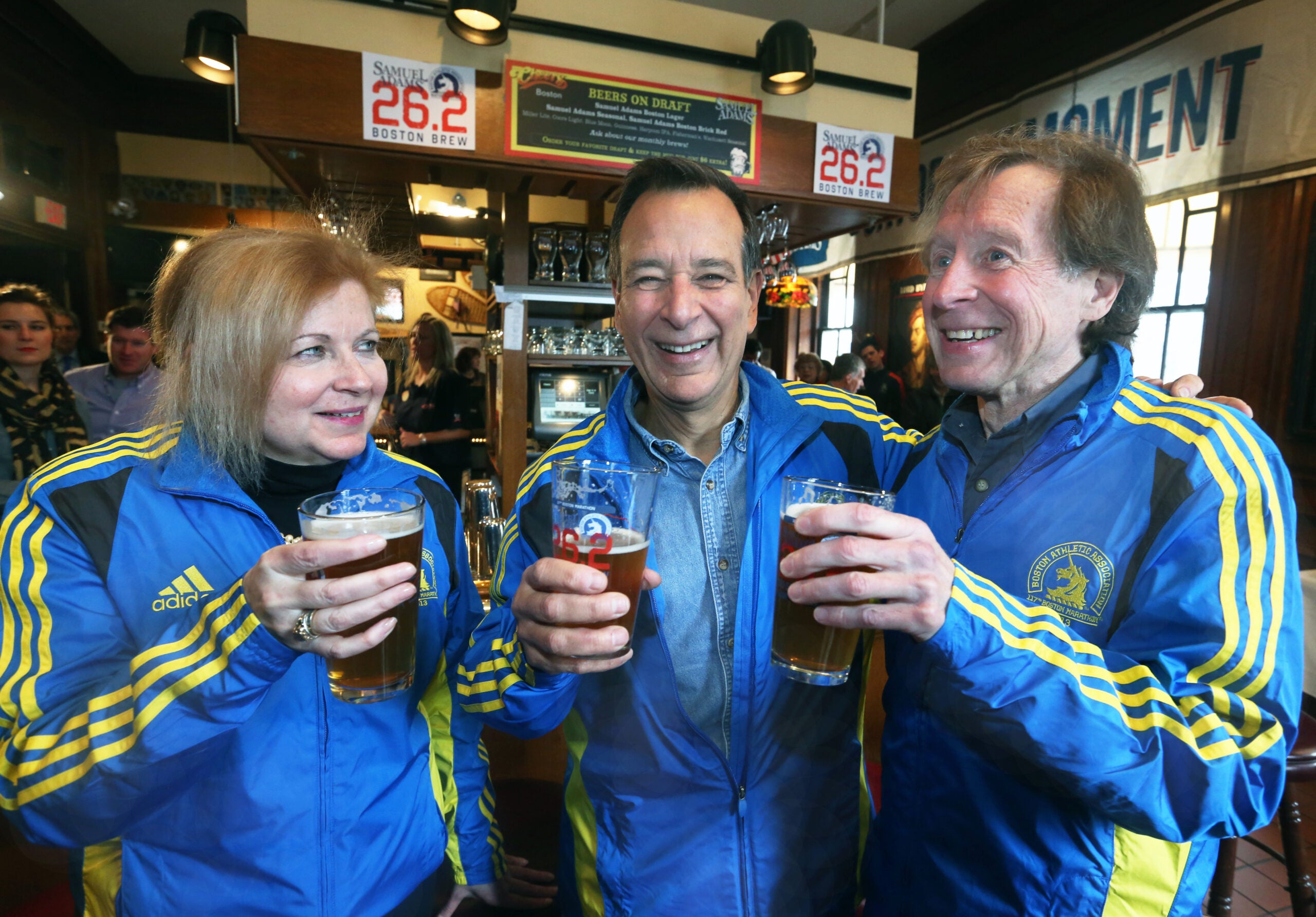 Samuel Adams's 26.2 Brew is sold each year around the Boston Marathon.