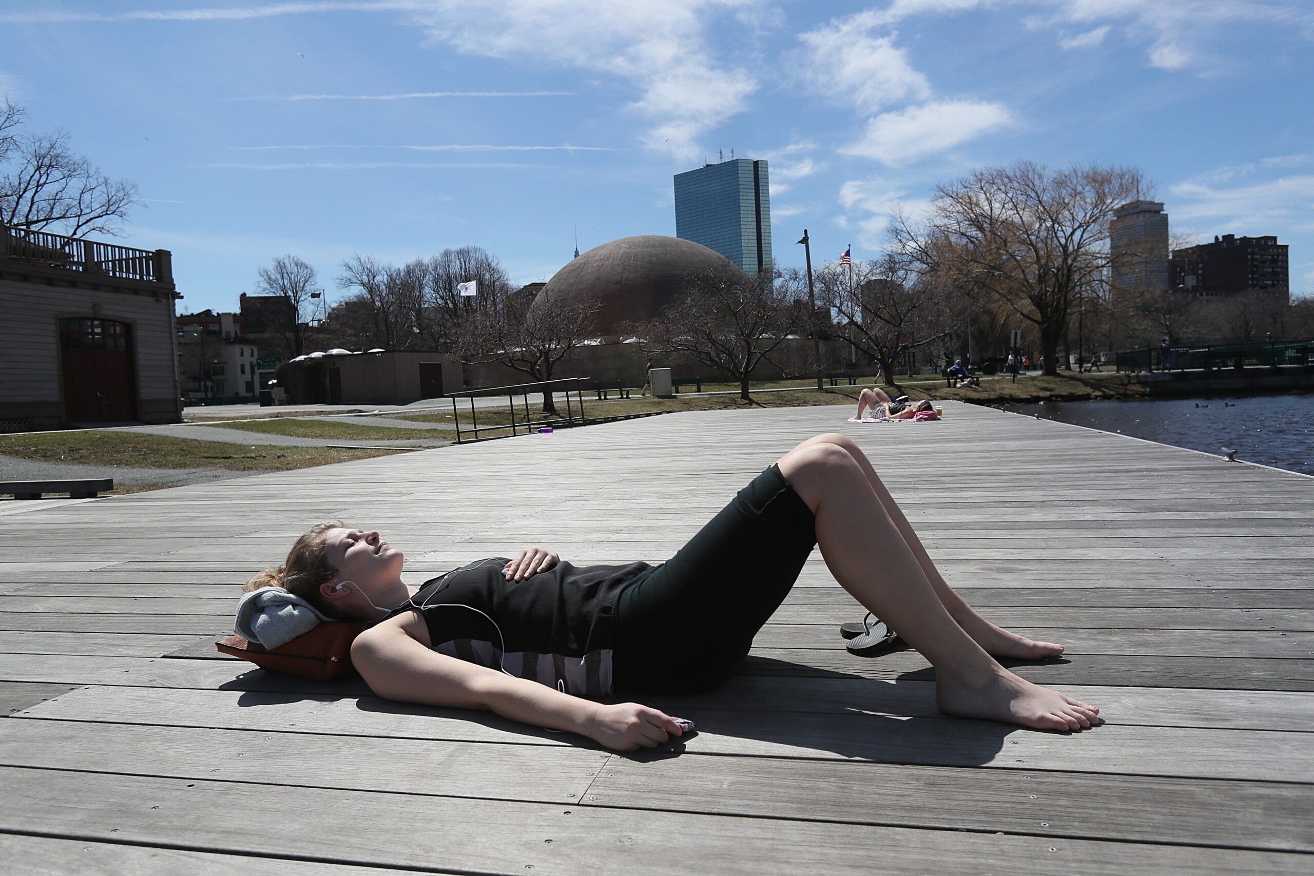 Warm weather on the Esplanade