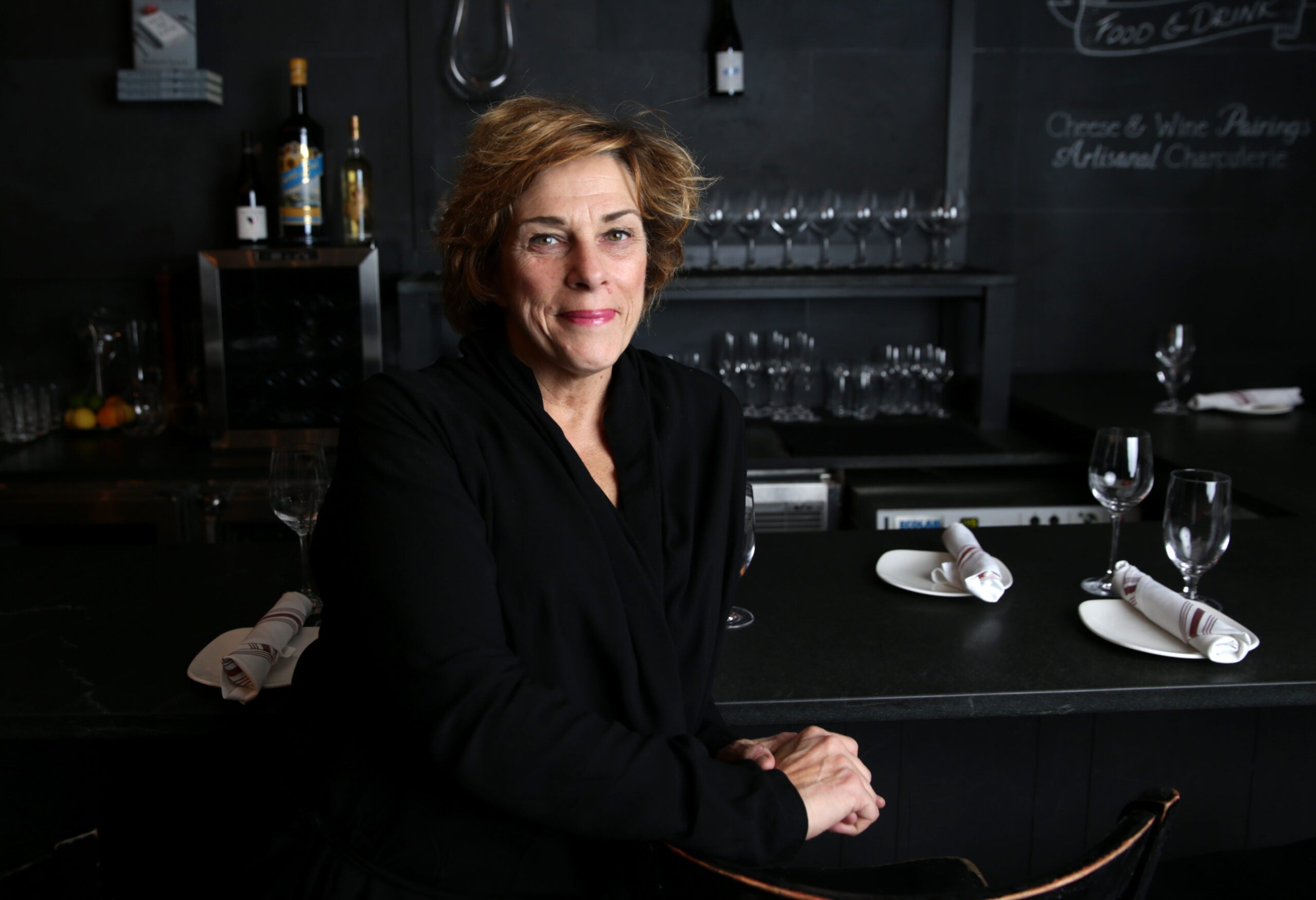 Barbara Lynch photographed inside of her restaurant The Butcher Shop in November 2018.