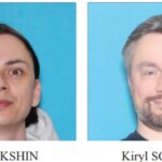 Officials released this photo of Pavel Vekshin and Kiryl Schukin.