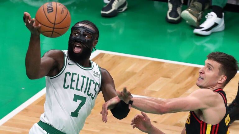 Celtics Jaylen Brown provides update on injuries to hand and shoulder