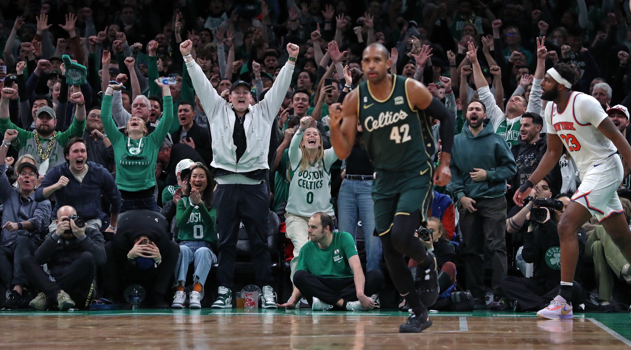 Living it up at TD Garden #foryou #nba #nbabasketball #basketball #cel