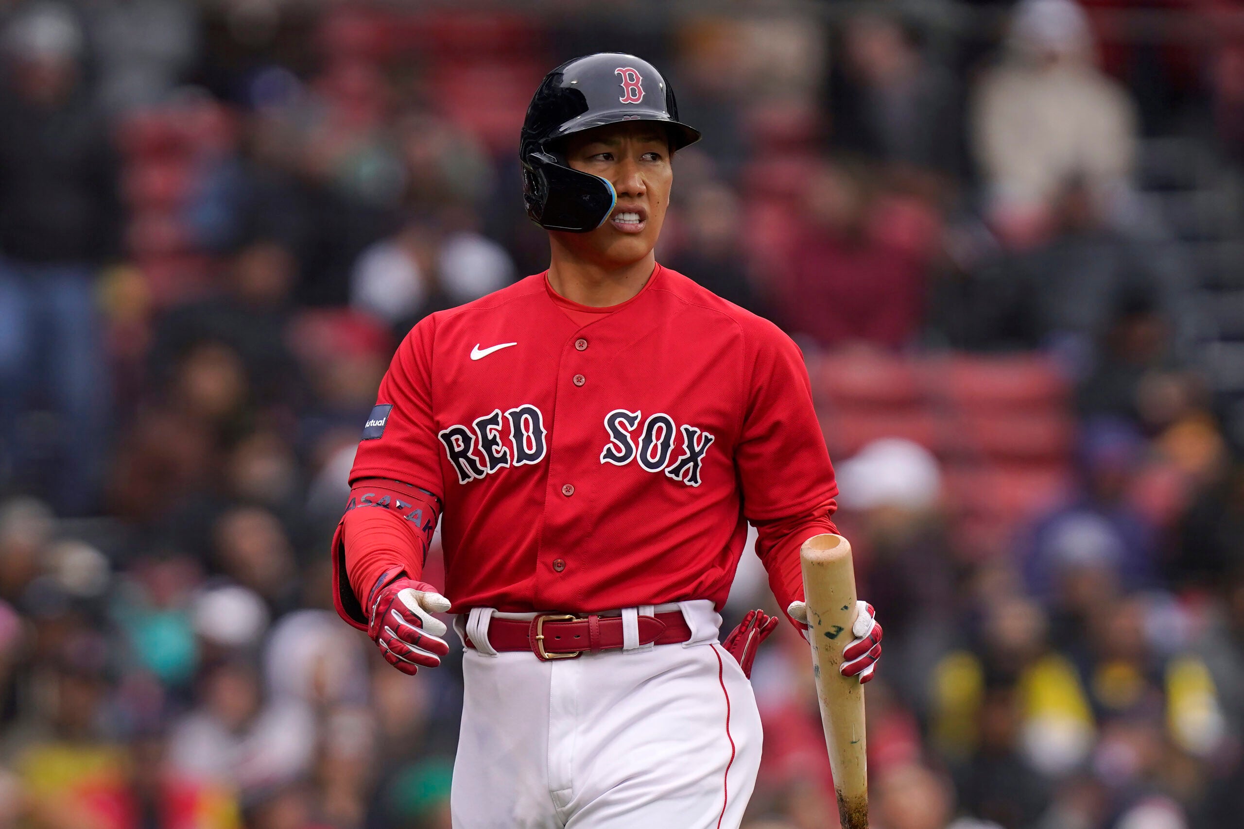 Red Sox outfielder Masataka Yoshida.