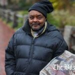 James Shearer, cofounder of Spare Change News, a paper sold by unhoused people.