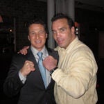 Joe Amorosino and Boxer Joey DeGrandis.