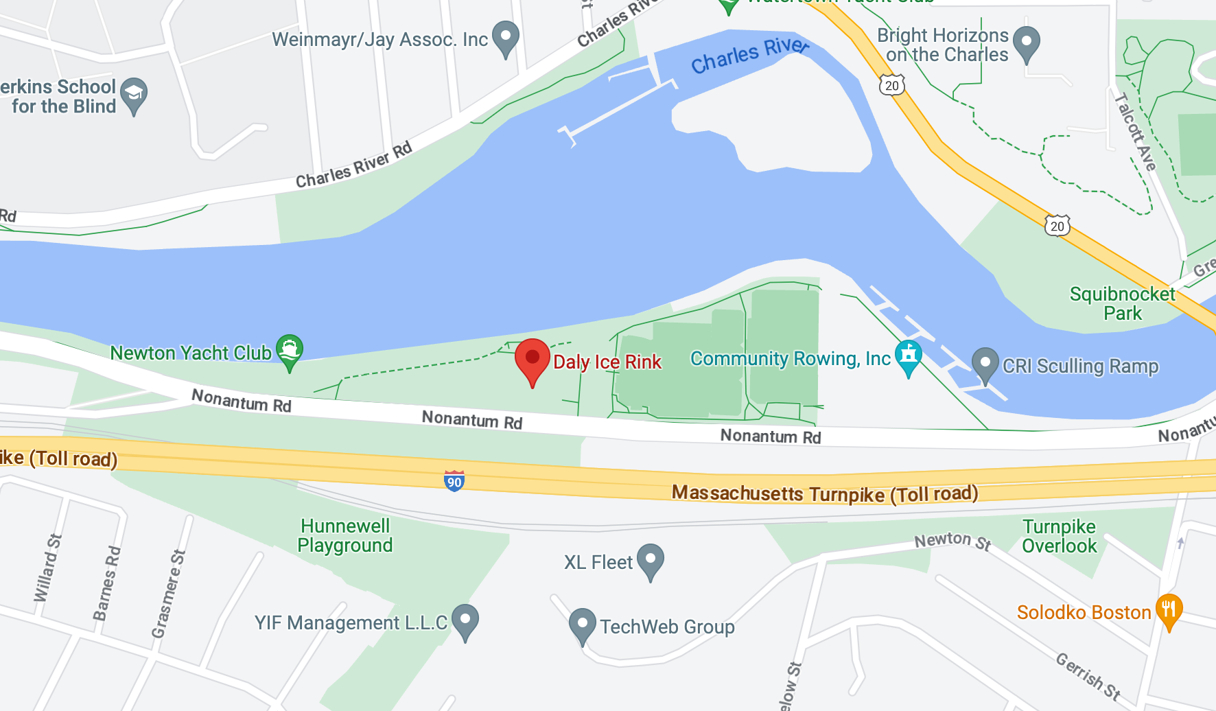 Police investigating stabbing outside Newton ice rink