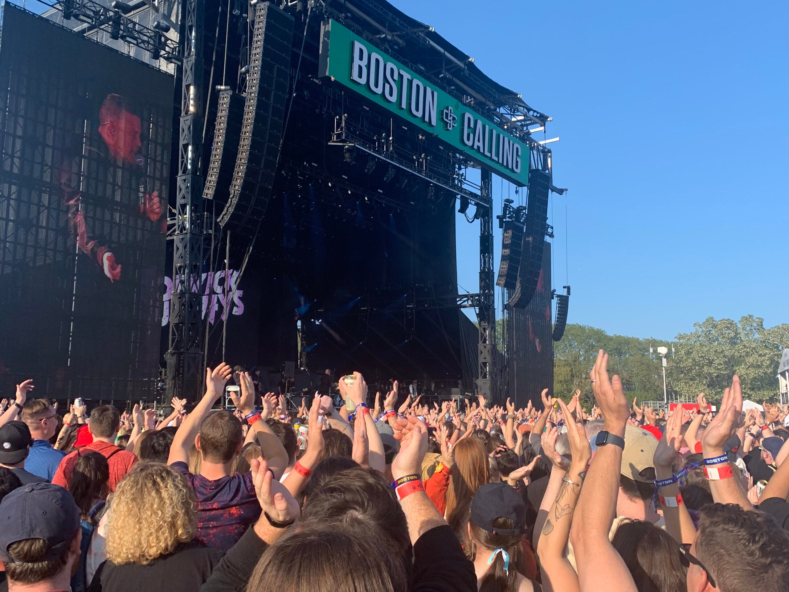 Dropkick Murphys perform at Boston Calling 2023.