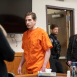 Bryan Kohberger enters the courtroom for his arraignment hearing in Latah County District Court, Monday, May 22, 2023, in Moscow, Idaho.