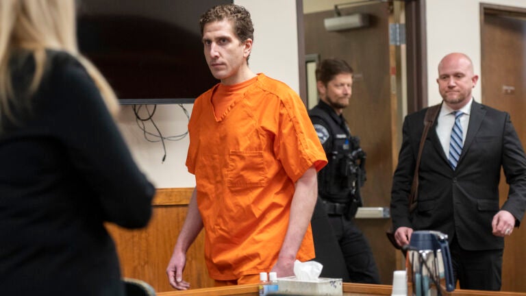 Bryan Kohberger enters the courtroom for his arraignment hearing in Latah County District Court, Monday, May 22, 2023, in Moscow, Idaho.