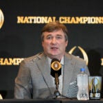 Georgia football head coach Kirby Smart.