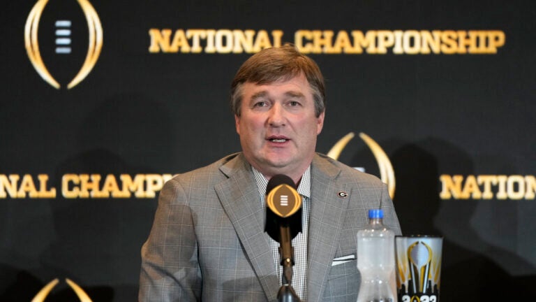 Georgia football head coach Kirby Smart.