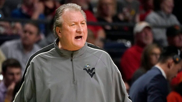 West Virginia men's basketball coach Bob Huggins.