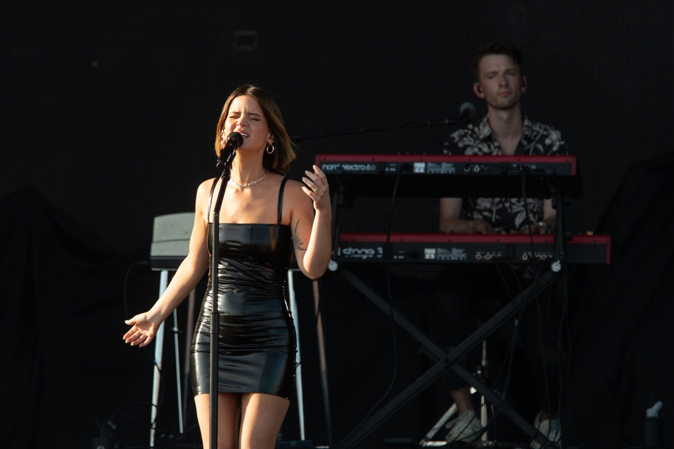 Maren Morris performs at Boston Calling 2023.