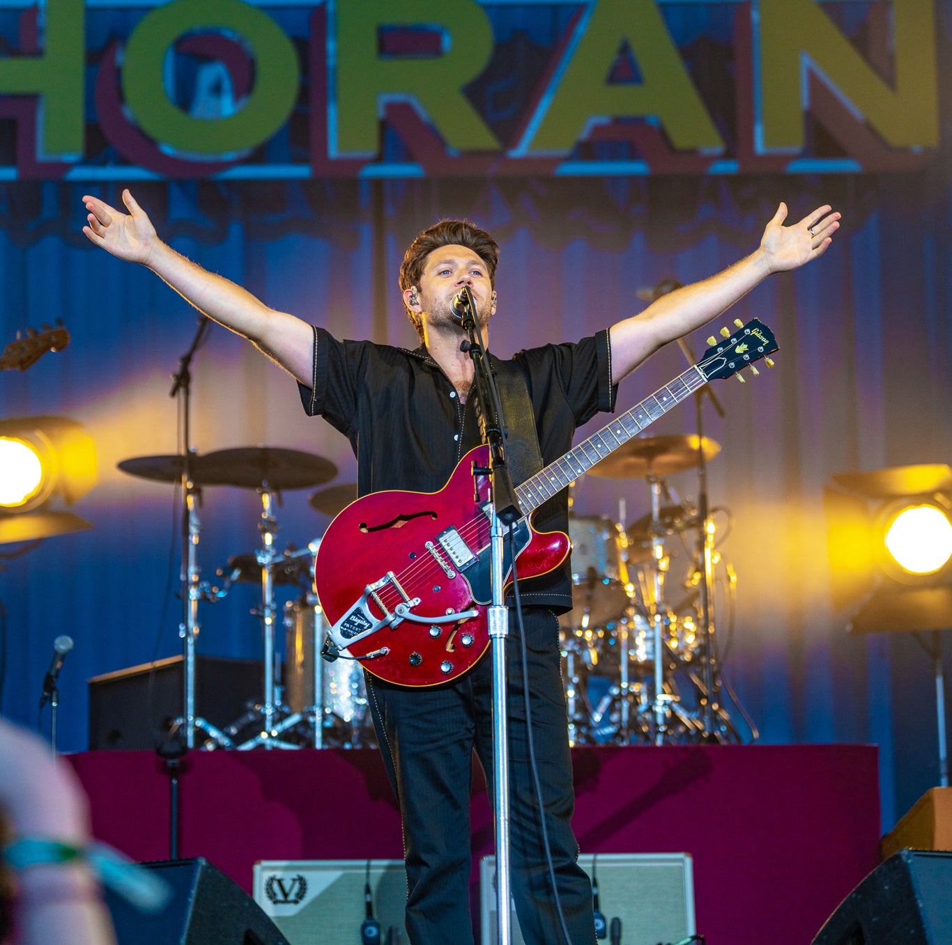 Niall Horan performs at Boston Calling 2023.