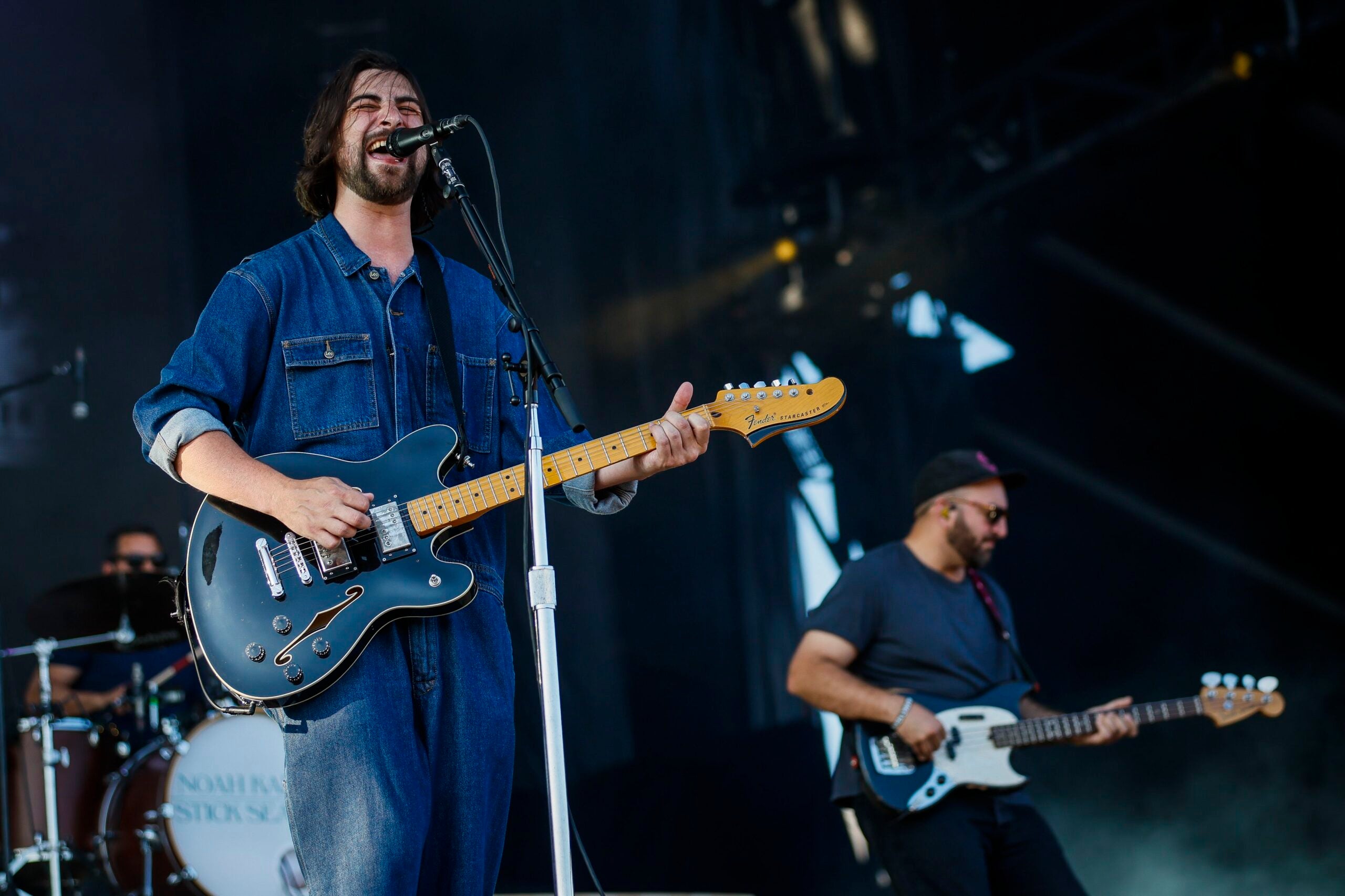 Noah Kahan performs at Boston Calling 2023 on Saturday.