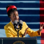 Amanda Gorman recites the poem during the Inauguration of President Joe Biden at the U.S. Capitol on Jan. 20, 2021.