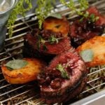 Roast beef and potatoes