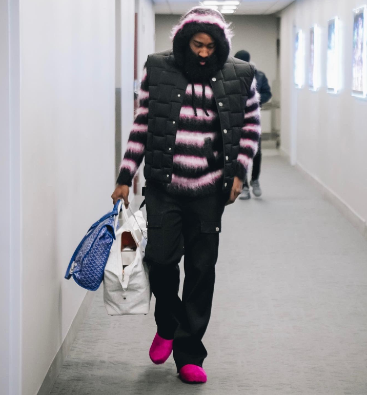 james harden outfit christmas