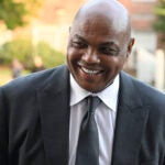 Charles Barkley arrives for the Basketball Hall of Fame enshrinement ceremonies in Springfield, Mass, Saturday, Sept. 10, 2022.