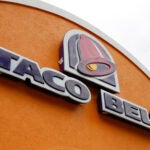Taco Tuesday -- A sign hangs at a Taco Bell on May 23, 2014, in Mount Lebanon, Pa.