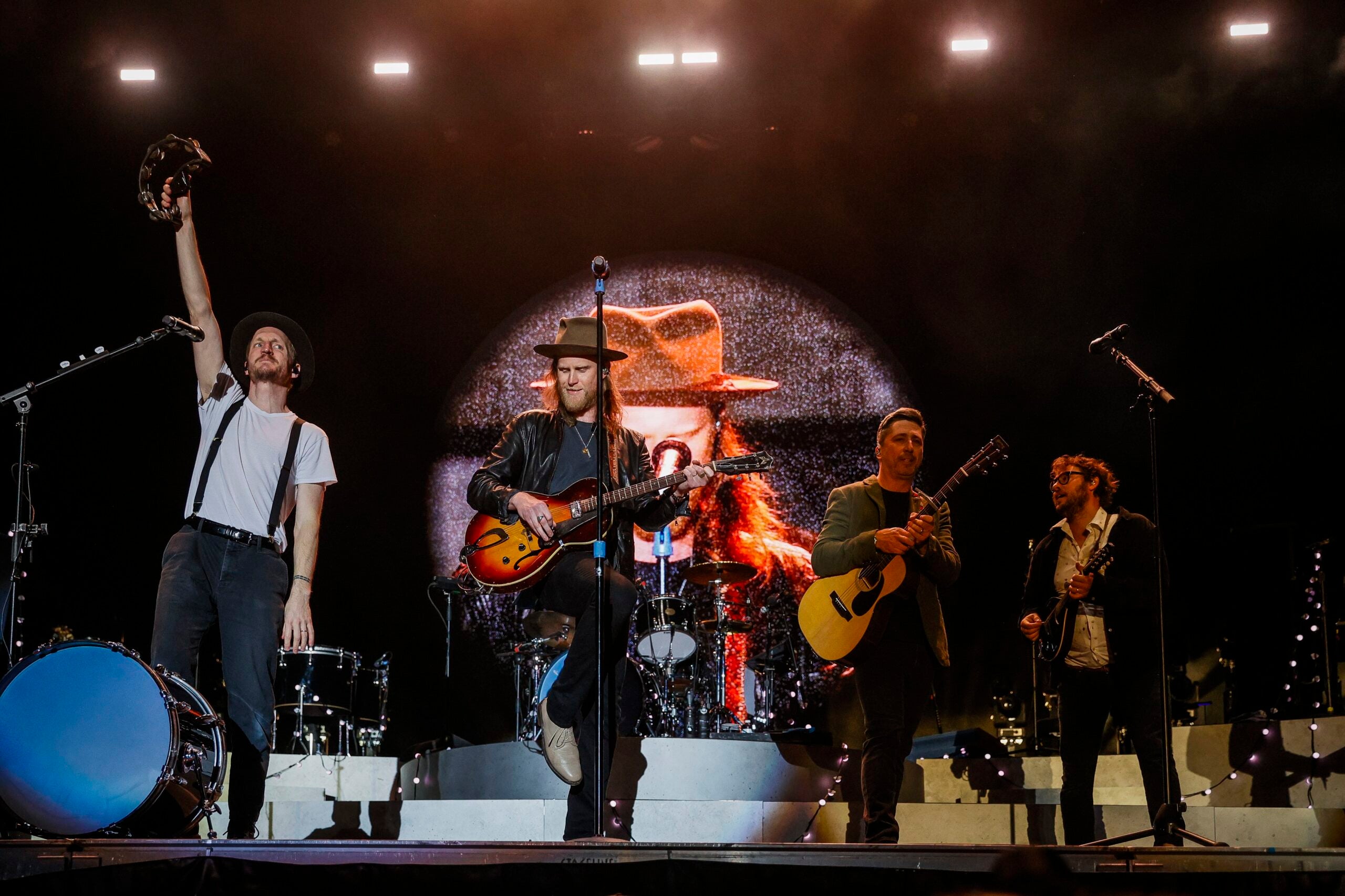 The Lumineers perform at Boston Calling 2023 on Saturday.