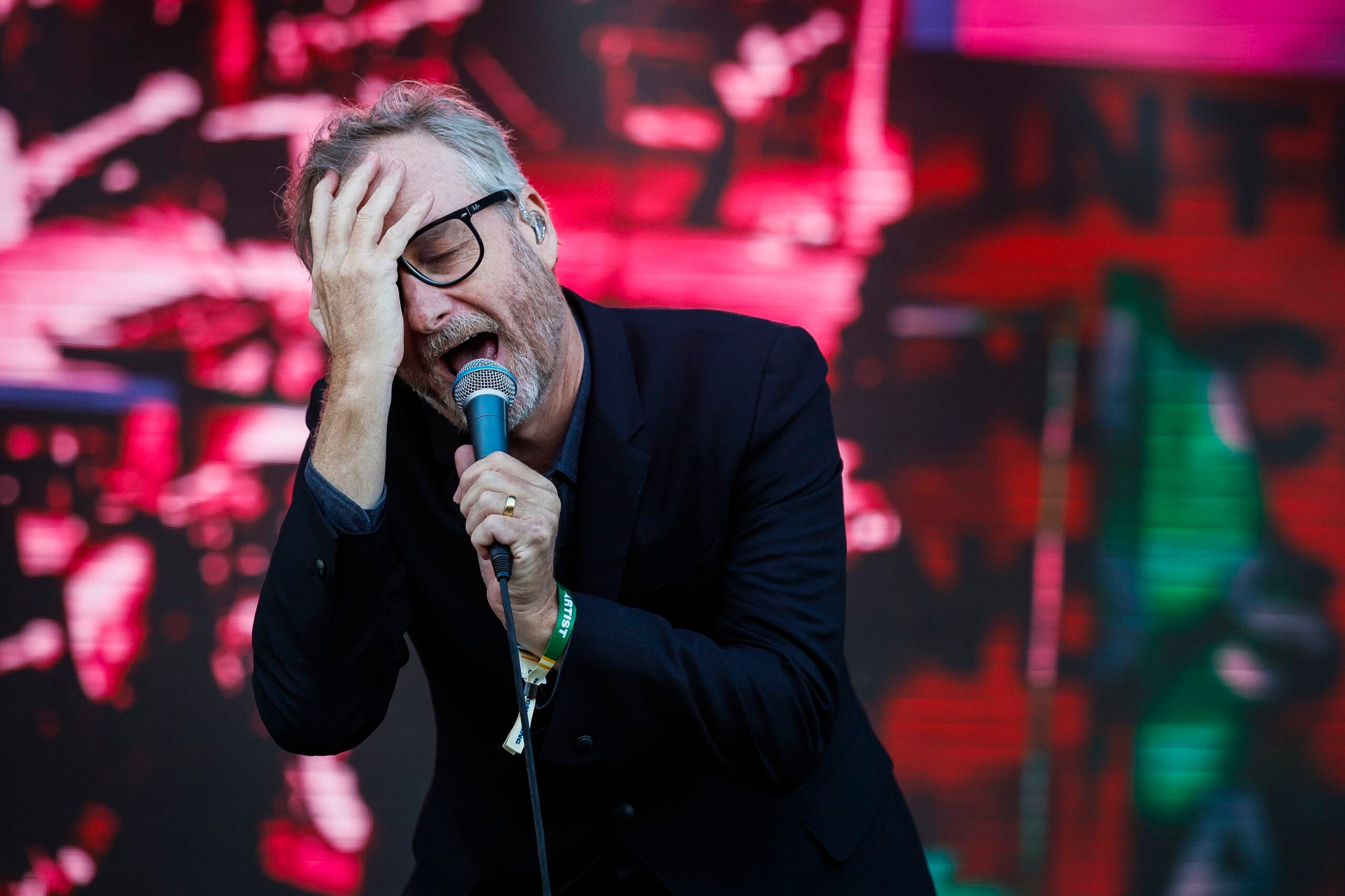 The National perform at Boston Calling 2023 on Friday.