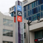 The headquarters for National Public Radio (NPR) stands on North Capitol Street on April 15, 2013, in Washington.