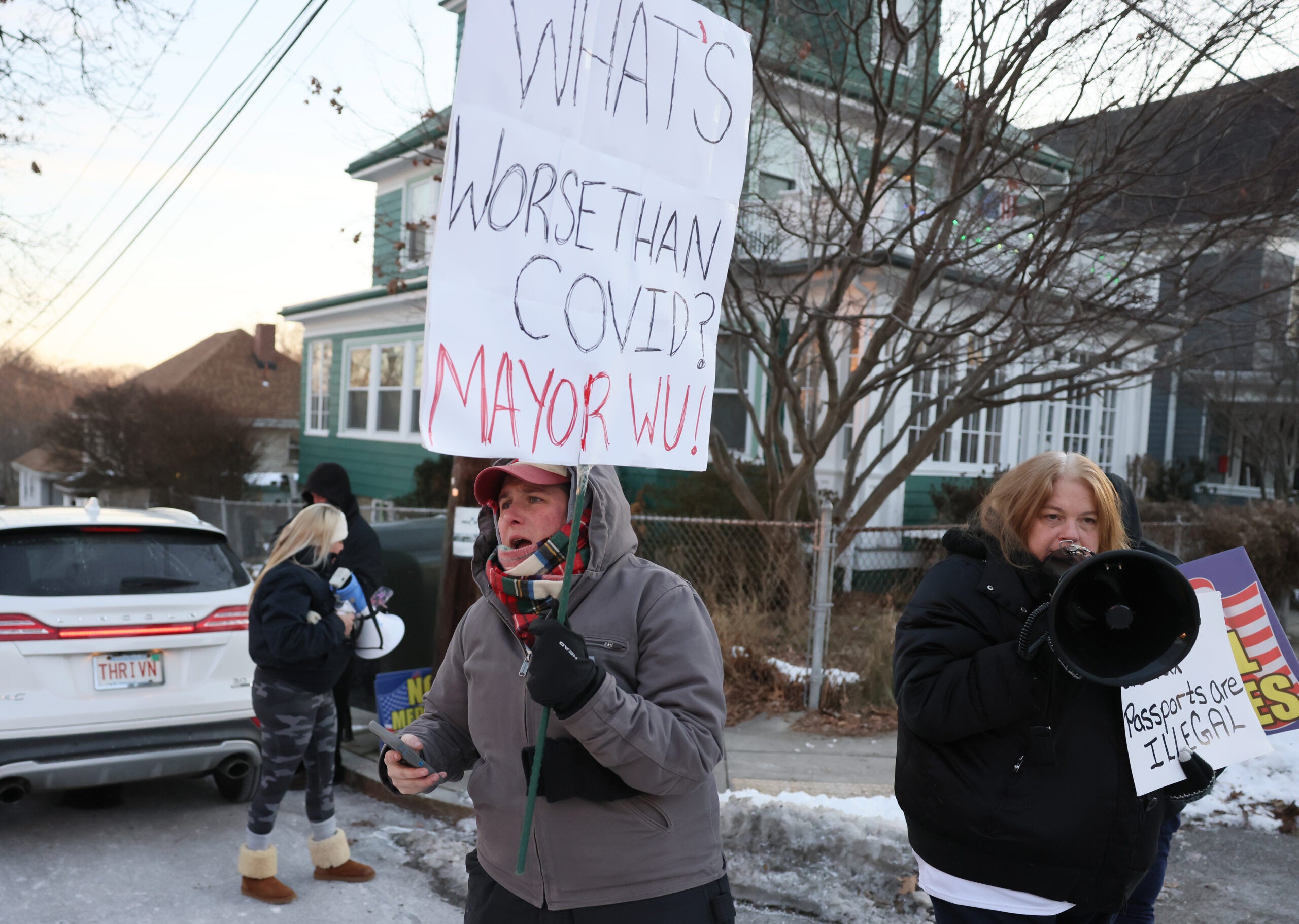 Local critics descended on Michelle Wu's home, staging noisy protests that went on for months in 2022.
