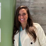 Kouri Richins at the KPCW studio in Park City, Utah, April 12, 2023.