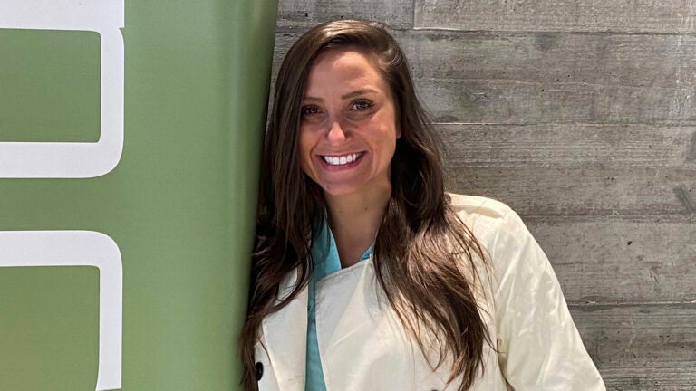 Kouri Richins at the KPCW studio in Park City, Utah, April 12, 2023.