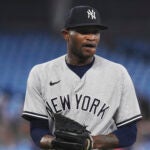 Yankees starting pitcher Domingo Germán.
