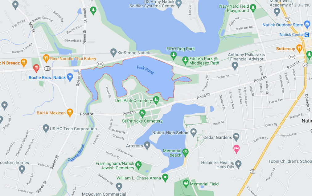 Body of man recovered after canoe capsizes on Fisk Pond in Natick