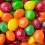 Skittles candies.