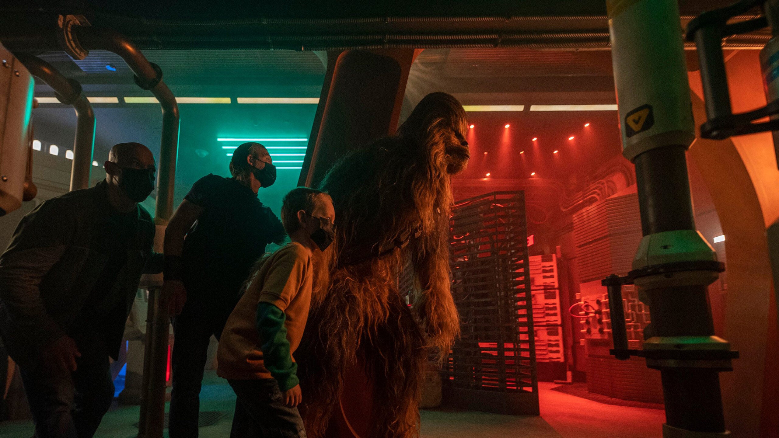 Guests at Disney's Star Wars hotel could interact with Chewbacca.