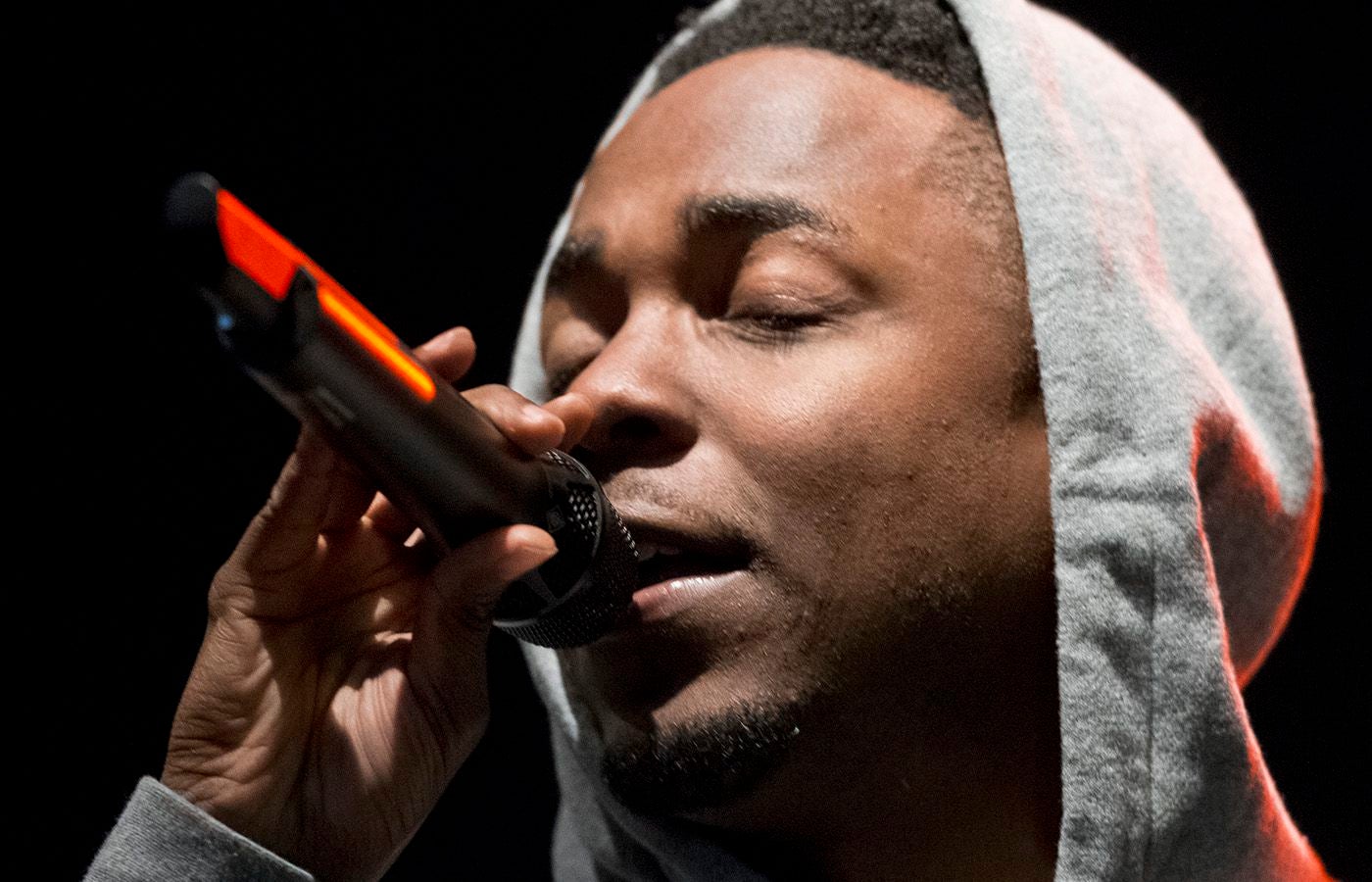 Kendrick Lamar performs at Boston Calling on September 8, 2013.