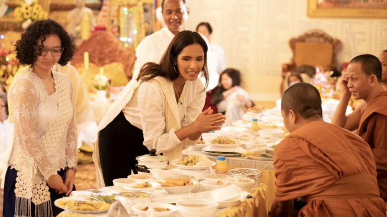 Padma Lakshmi in the Lowell episode of "Taste the Nation."