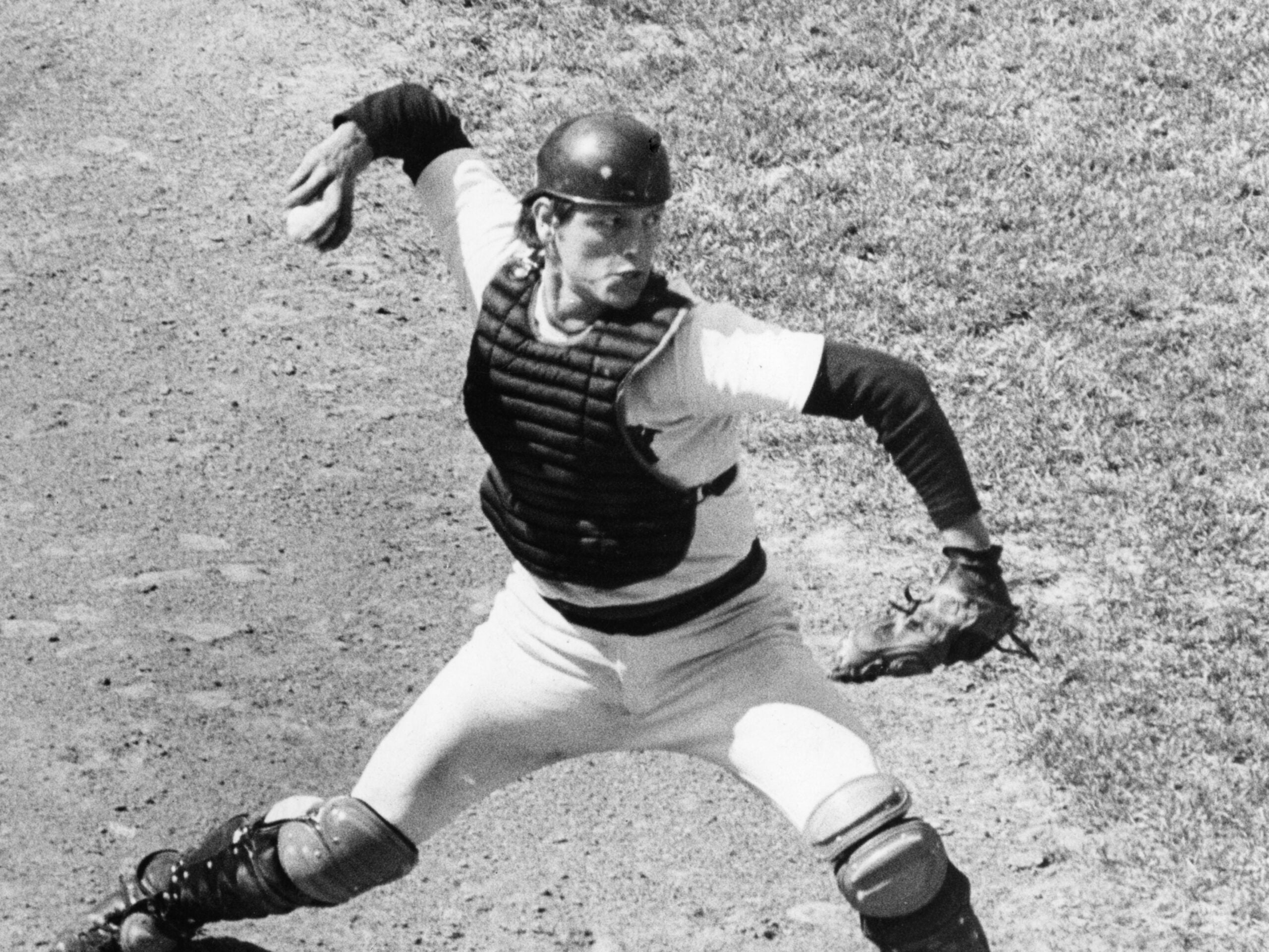 Red Sox catcher Carlton Fisk in 1973