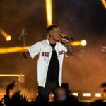 Kane Brown performs at Fenway Park.