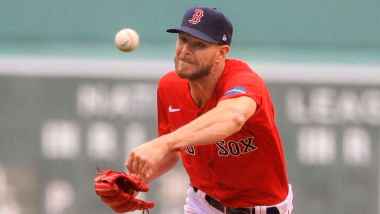 Boston Red Sox pitcher Chris Sale pitches 2 scoreless innings in rehab  start vs. Syracuse Mets 