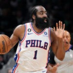 Philadelphia 76ers guard James Harden.