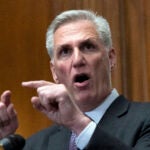 House Speaker Kevin McCarthy of Calif., speaks at a news conference.