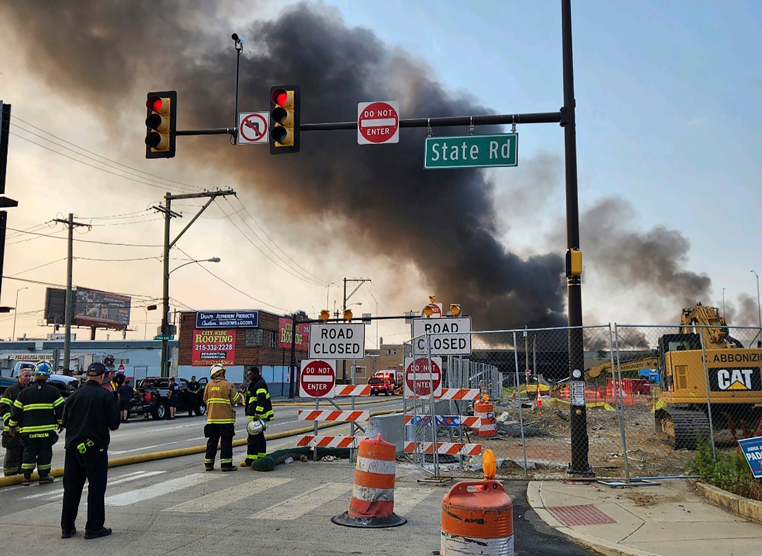 Section of heavily traveled I-95 collapses in Philadelphia after tanker ...