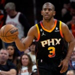 Point guard Chris Paul playing for the Phoenix Suns.