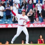 Los Angeles Angels designated hitter Shohei Ohtani.