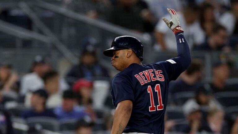 Rafael Devers keeps dominating Gerrit Cole in Red Sox-Yankees rivalry.