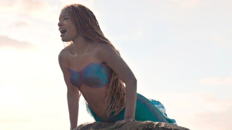 This image released by Disney shows Halle Bailey as Ariel in "The Little Mermaid." MUST CREDIT: Disney
