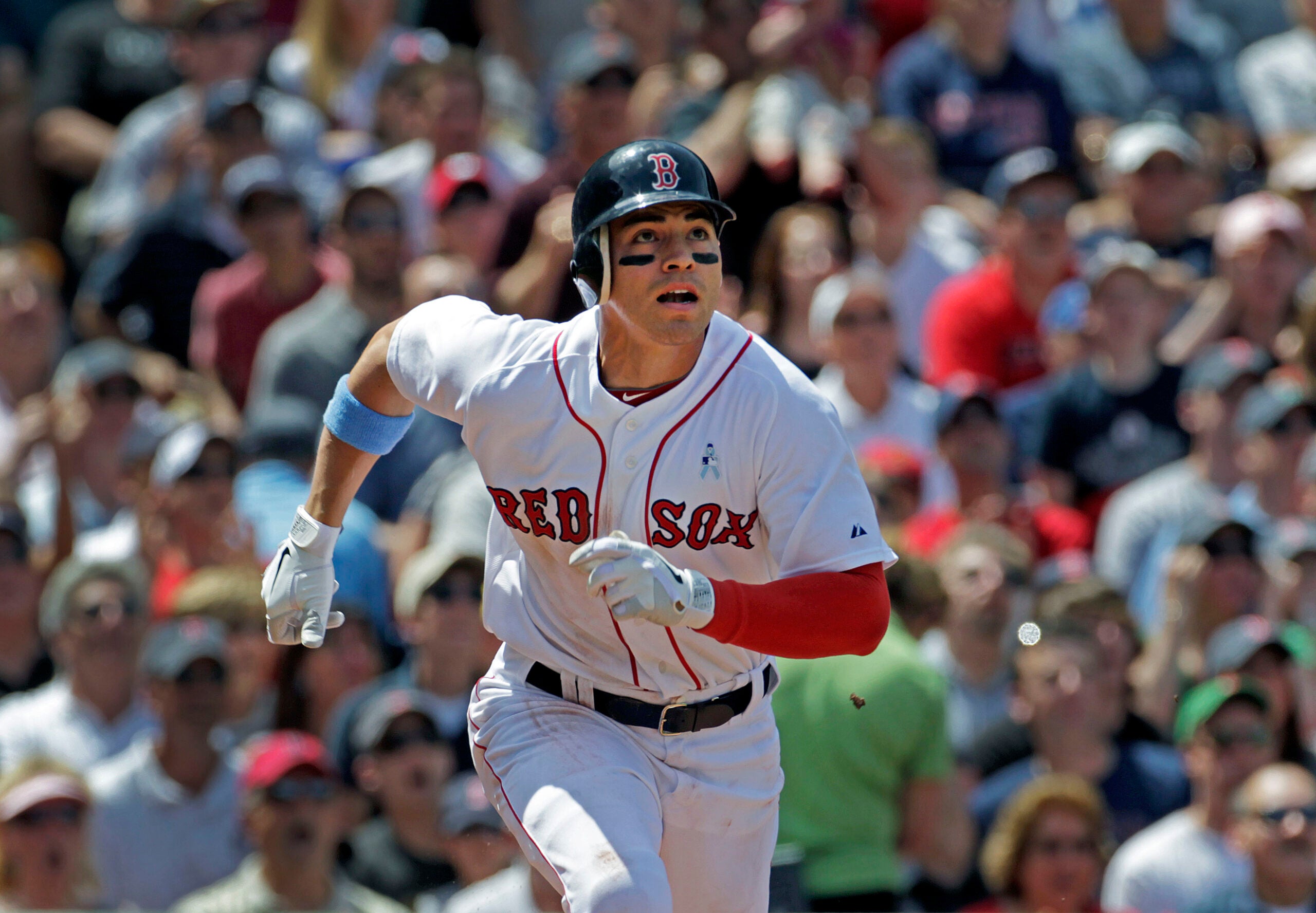 Red Sox outfielder Jacoby Ellsbury in 2011.