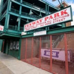 The entrance to Fenway Park in Boston, Massachusetts.