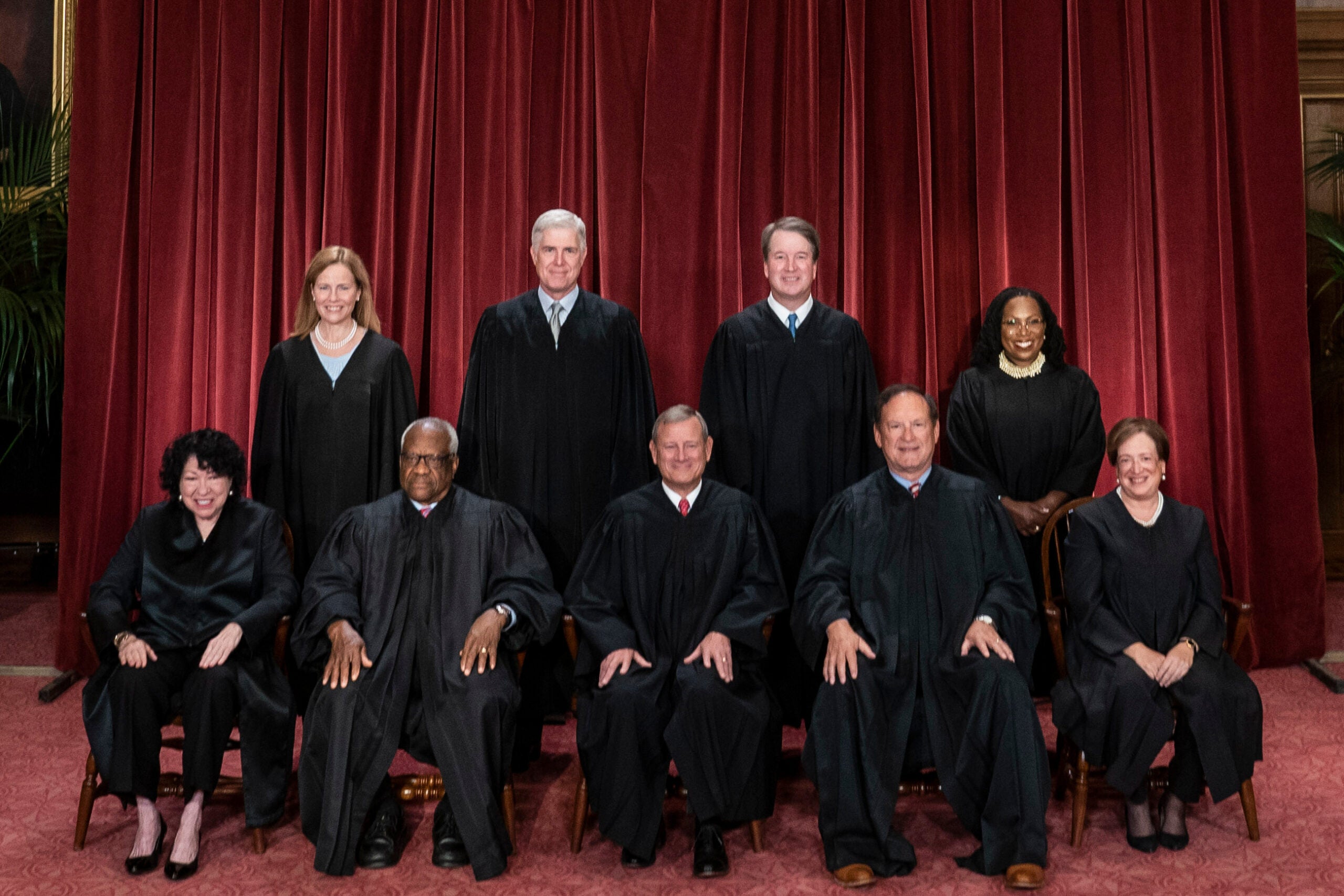 The justices of the Supreme Court in Washington, D.C.