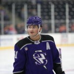 The Boston Bruins signed defenseman Mitch Miller to an entry level contract, general manager Don Sweeney announced Friday. Miller, pictured here playing for junior hockey team the Tri-City Storm, was previously implicated in a bullying scandal.